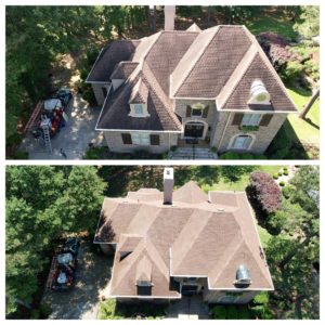 before and after residential cleaning